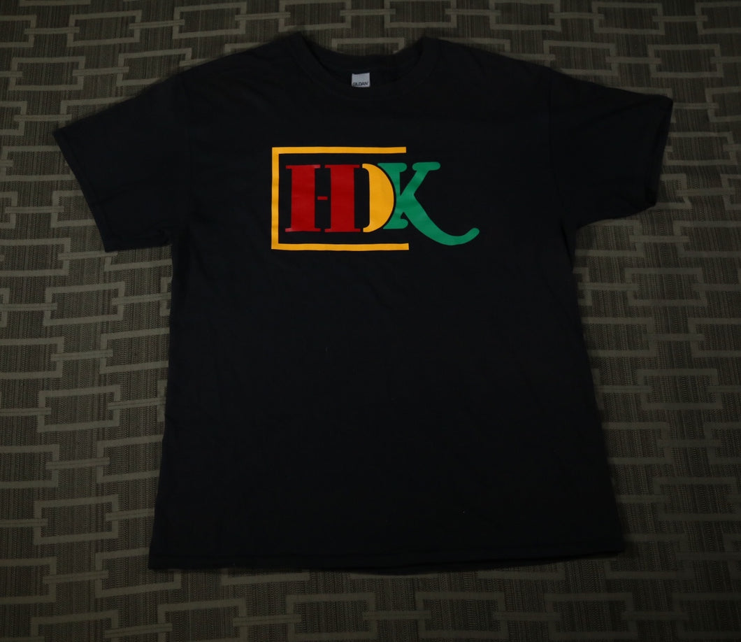 Hug Da Kids Logo Black T-Shirt